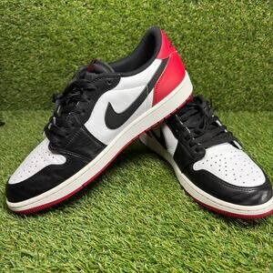 Air Jordan 1 Retro Low OG 'Black Toe' Size 13 CZ0790-106